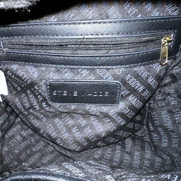 Steve Madden black logo mini backpack - Picture 5 of 7